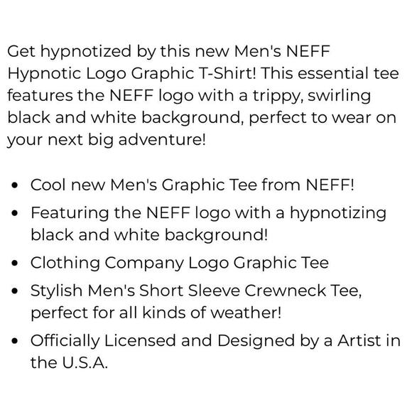 Neff Basic Crew Neck Short Sleeve T-Shirt Size Small Hypnotic Gray - Picture 3 of 4